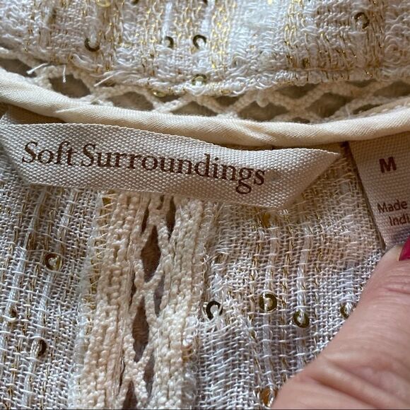 Soft Surroundings Glamour Topper Sequin Open cover - Picture 2 of 8